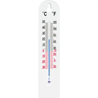 Universalus baltas termometras (nuo -30°C iki +50°C) 20 cm