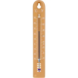 Universalus termometras (-30 iki +50°C), 17 cm, šviesiai rudas