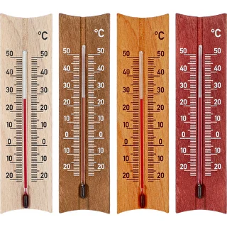 Medinis kambario termometras (-20 iki +50 °C), 15 cm, mišrus asortimentas