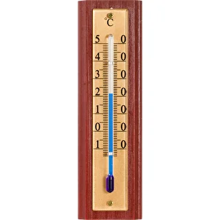 Patalpų termometras su auksine skale (-10 °C iki +50 °C) 12 cm
