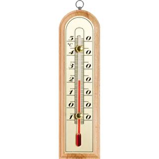 Kambario termometras su auksine skale (nuo -10 °C iki +50 °C) 16 cm