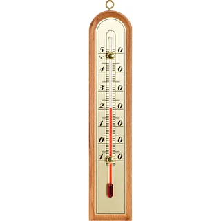 Kambario termometras su auksine skale (-10°C iki +50°C) 22 cm, asorti