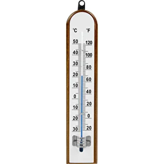 Kambario termometras su balta skale (nuo -30 °C iki +50 °C) 20 cm
