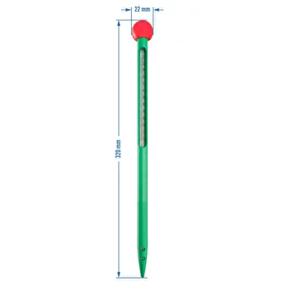 Dirvožemio termometras (nuo 0 °C iki +100 °C) 32 cm – photo 3