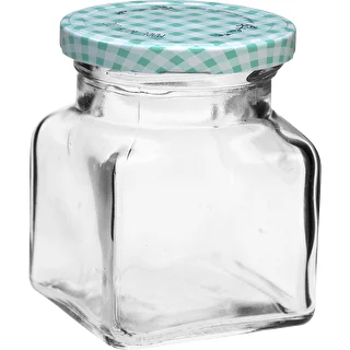 Stiklainis TO 120 ml Keturi kampai fi 53 užsukamas dangtelis – 6 vnt. – photo 2
