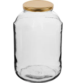 Stiklainis 4 l su ø 100 užsukamu dangteliu