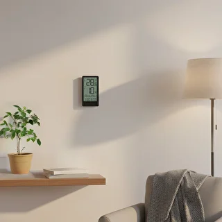 Soens elektroninis kambario termometras, juodas – photo 9