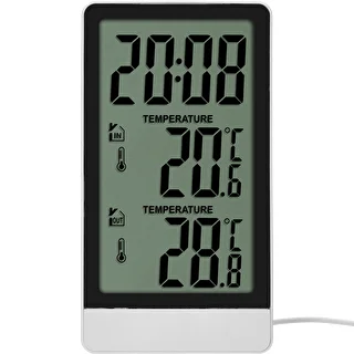 Soens prekės ženklo elektroninis termometras – su zondu, baltas – photo 2