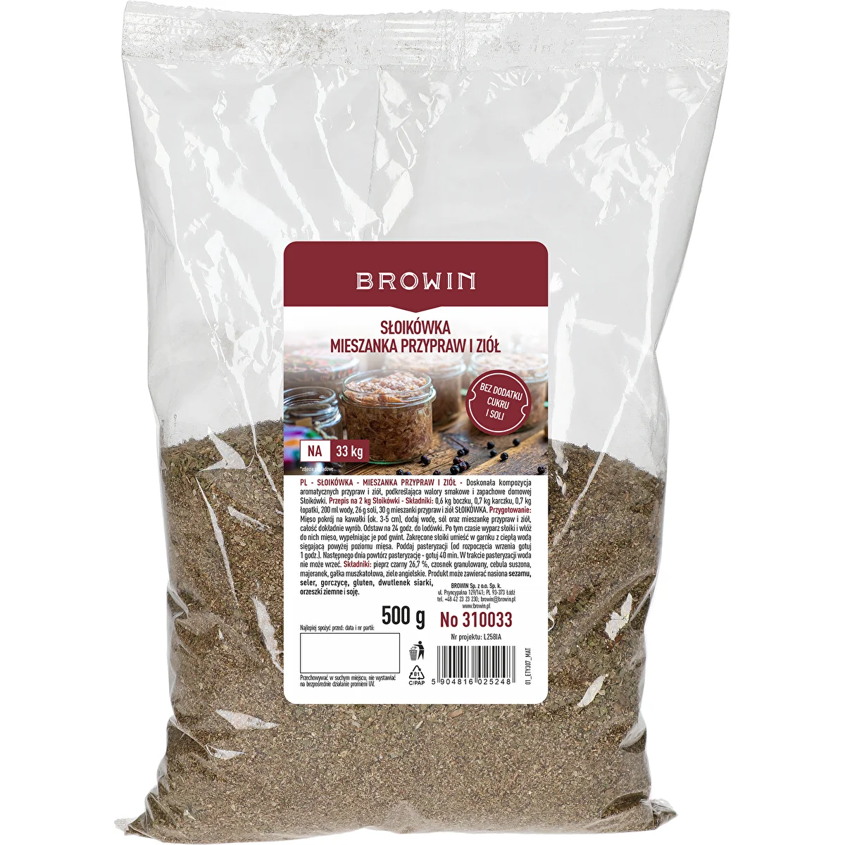Słoikówka - prieskonių ir žolelių mišinys, 500 g