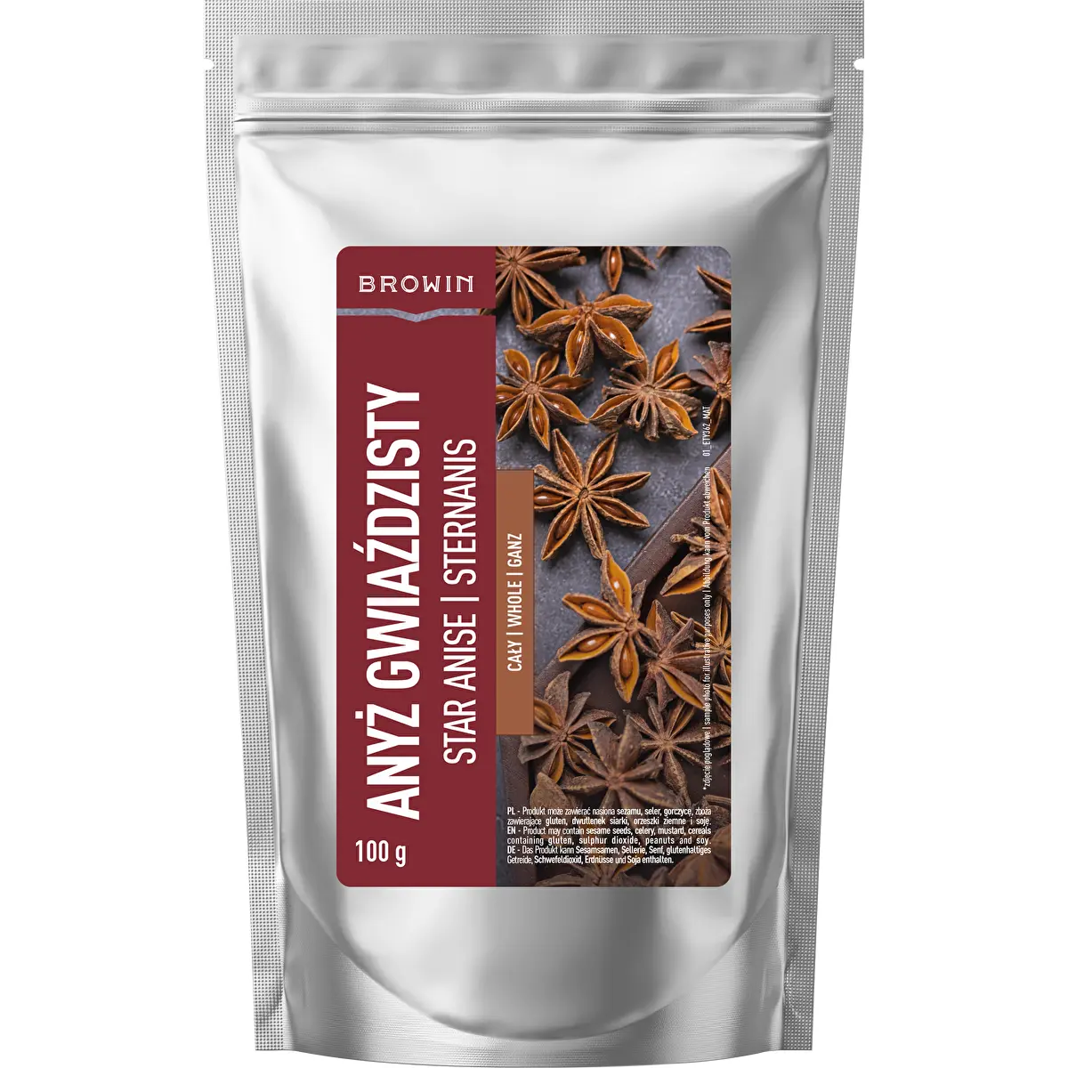 Žvaigždinis anyžius, nesmulkintas, 100 g
