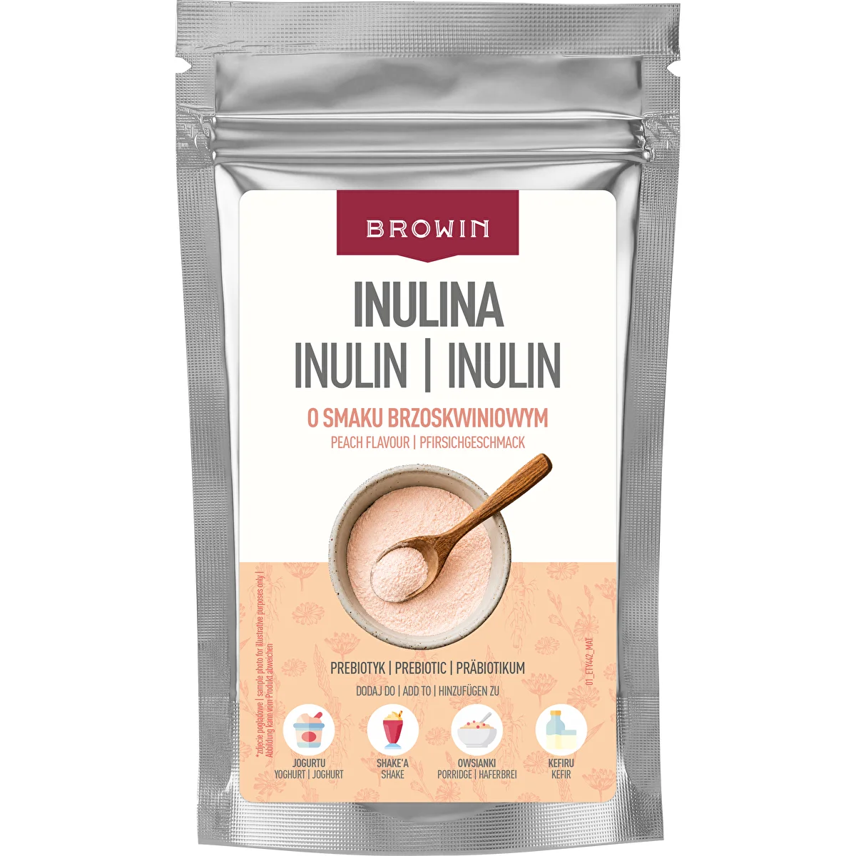 Persikų skonio inulinas, 100 g