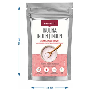 Žemuogių skonio inulinas, 100 g – photo 3