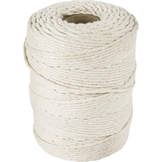 Medvilninis kulinarinis siūlas, baltas (240 °C) 55 m