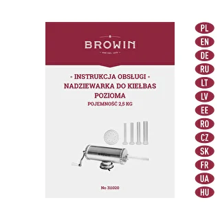 Horizontalus 2,5 kg dešrų kimštuvas su silikoniniu stūmokliu – photo 9