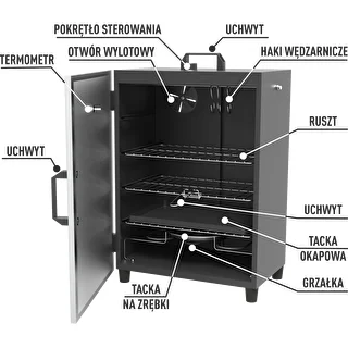 Automatinė elektrinė rūkykla su termostatu – photo 6