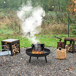 Sodo ugnies dubuo Ø58 cm, apvalus, dubens formos – photo 12