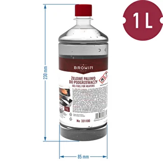 Gelinis kuras rūkyklės kaitintuvams 1 l – photo 2
