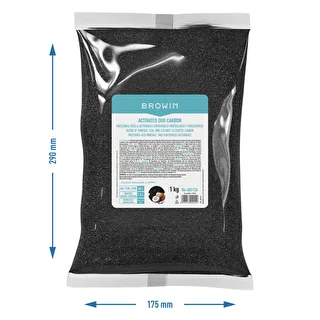 Activated Duo Carbon – aktyvintos mineralinės (akmens) ir kokosų anglies mišinys, 1 kg, iki 60 l – photo 7