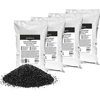 Aktyvuota anglis iš kokoso kevalų 1 kg x 4 - rinkinys