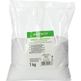 Maistinės paskirties citrinų rūgštis, 1 kg