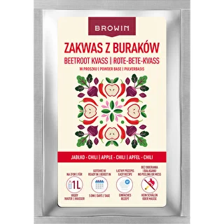 Burokėlių raugas milteliais, obuolių ir čili skonio, 36 g – photo 1
