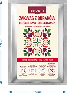 Burokėlių raugas milteliais, obuolių ir čili skonio, 36 g – photo 3