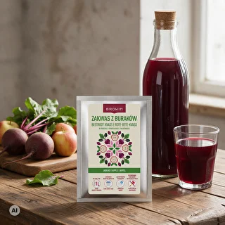 Burokėlių raugo milteliai su obuoliu, 36 g – photo 4