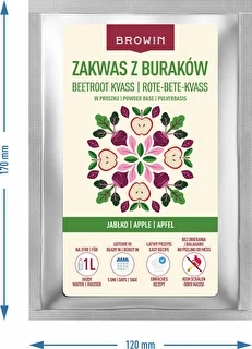 Burokėlių raugo milteliai su obuoliu, 36 g – photo 3