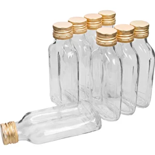 Butelis trauktinėms, gertuvės tipo, 100 ml + dangteliai, 8 vnt.