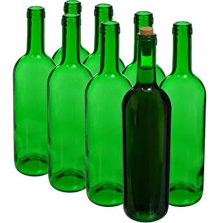 Vyno butelis 0,75 l žalias - pakuotė 8 vnt. – photo 2