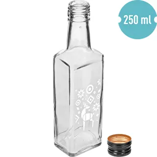 Butelis Receptūra, 250 ml su užsukamu dangteliu – Šventinis elnias – photo 4