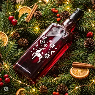 Butelis Tynktura, 500 ml su užsukamu dangteliu – Kalėdinis elnias – photo 6