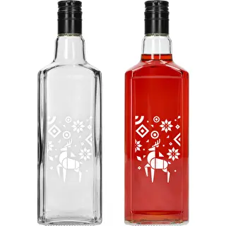 Butelis Tynktura, 500 ml su užsukamu dangteliu – Kalėdinis elnias – photo 2