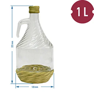 Damadžanas Dama 1 l plastikiniame apvalkale, su užsukamu dangteliu – photo 2