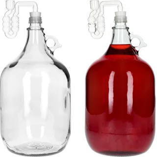 Dama 5 l su sraigtiniu dangteliu, kamščiu ir fermentacijos vamzdeliu, 4 vnt. – photo 4