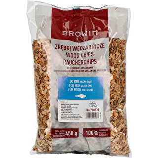 Rūkymo/grilinimo drožlės, 50% ąžuolas + 50% alksnis, 450 g, kl. 8