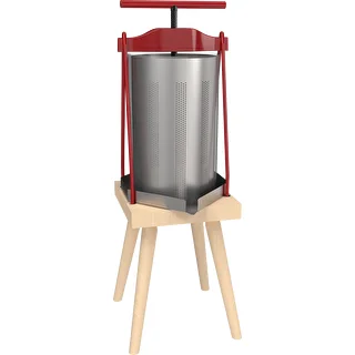 Rėminis vaisių presas – su metaliniu krepšiu, 10 l