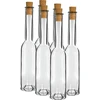 Butelka na nalewkę 200 ml 6 szt.+ 6 korków 23/18 - 10 butelka do alkoholu, butelki ozdobne na alkohol, butelka szklana na alkohol, butelki do bimbru na wesele, butelka na nalewkę, butelka do wina, butelki na wino, nalewka