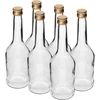 Butelka Napoleon 500 ml z zakrętką fi28, 6 szt - 3 butelki z zakrętkami, butelka z zakrętką, butelka na wódkę, butelki na wódkę, butelka na sok, butelki na soki, butelka na nalewkę, butelki na nalewkę, butelki na alkohole, butelka na alkohol, zakręcana butelka, butelki zakręcane