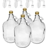 Dama 5 l su sraigtiniu dangteliu, kamščiu ir fermentacijos vamzdeliu, 4 vnt. ['demižonas', ' demižonas vynui', ' demižonas Dama', ' Dama 5 l', ' balionas 5 l', ' stiklinis demižonas', ' balionas', ' butelis Dama 5 l', ' balionas vynui', ' demižonas samagonui']