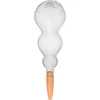 Kula nawadniająca potrójna (trzykomorowa), przezroczysta bezbarwna, z ceramiczną nóżką, 600 ml - 11 kule nawadniające, dozownik do nawadniania kwiatów, do podlewania kwiatów, nawilżacze do kwiatów, nawadnianie kwiatów, nawadnianie roślin, nawadniacze do doniczek, do podlewania kwiatów, do kwiatów doniczkowych, kule nawadniające z ceramiczną nóżką, nawadniacz z ceramiczną nóżką, kula nawadniająca, dozownik wody do doniczek, kule do roślin, dozownik do roślin, podlewanie roślin, kula nawadniająca, kule nawadniające potrójne, dekoracyjne kule do roślin, praktyczne kule nawadniające, pojemne kule nawadniające, transparentne przezroczyste kule nawadniające, kolorowe kule do nawadniania roślin, przezroczysta biała kula nawadniająca, kule nawadniające z ceramiczną nóżką