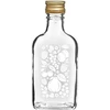 Plokščias butelis (piersiówka) 200 ml su užsukamu kamšteliu ir spauda „Vaisiai“, 2 variantas ['butelis 0', '2 l', ' butelis alkoholiui', ' butelis su spauda', ' trauktinė', ' plokščias butelis (piersiówka)', ' plokščias butelis vaisinei trauktinei', ' butelis vaisinei trauktinei', ' gėrimų išpilstymas', ' plokščias butelis su auksiniu kamšteliu', ' dekoratyviniai buteliai alkoholiui', ' stilingi buteliai vestuvėms', ' maži dekoratyviniai buteliai', ' dekoratyvinis butelis su užsukamu kamšteliu', ' butelis 200 ml', ' premium klasės butelis']