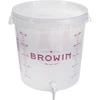 Pojemnik fermentacyjny 30 L z pokrywką i kranem - 10 pojemnik fermentacyjny, wiadro fermentacyjne, wiaderko fermentacyjne, pojemniki fermentacyjne, pojemnik fermentacyjny do wina, pojemniki fermentacyjne na wino, biowin wiadro fermentacyjne, browin wiadro fermentacyjne