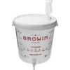 Pojemnik fermentacyjny 30 L z pokrywką, kranem i rurką UA - 11 pojemnik do fermentacji, do wina, do piwa, wiadro fermentacyjne, wiadro z podziałką, wiadro ze skalą, wiadro z kranem, wiadro 30 L, Ємність для бродіння