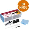 Refraktometr do miodu - 2 do pomiaru zawartości cukru w brzeczce miodowej, mierzenie cukru w brzeczce miodowej, do miodu pitnego, do brzeczki miodowej, refraktometr, wyrób miodu pitnego, urządzenia pomiarowe do miodu, prosty pomiar stężenia cukru, cukier w brzeczce miodowej, domowy wyrób wina i miodu pitnego