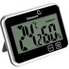 Stacja pogodowa – elektroniczna, bezprzewodowa, czarna - 11 stacja pogodowa, domowa stacja pogodowa, temperatura, temperatura otoczenia, kontrola temperatury, termometr elektroniczny, termometr wewnętrzny, wilgotnościomierz, termometr z higrometrem, termometr z wilgotnościomierzem, wilgotnościomierz powietrza, stacja pogodowa