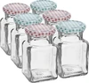 Stiklainis TO 150 ml Keturi kampai fi 53 dangtelis - 6 vnt. - 8 