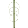 Žiedinė augalų atrama, 3 žiedai, 0,5 m ['augalų atrama', ' žiedinė atrama krūmams', ' sodo atrama', ' atrama rožėms', ' sodo pergola', ' apkaba augalams', ' atrama augalams', ' gėlių atrama', ' vazoninių augalų atrama', ' atrama hortenzijoms', ' atrama šilauogėms', ' atrama vijokliniams augalams', ' žalia atrama', ' tamsiai žalia augalų atrama', ' plieninė augalų atrama su žiedais']