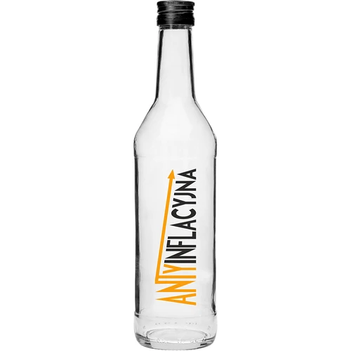 0,5 l butelis su užsukamu kamšteliu ir spaudiniu „Antiinfliacinė“ – 4 vnt. - 5