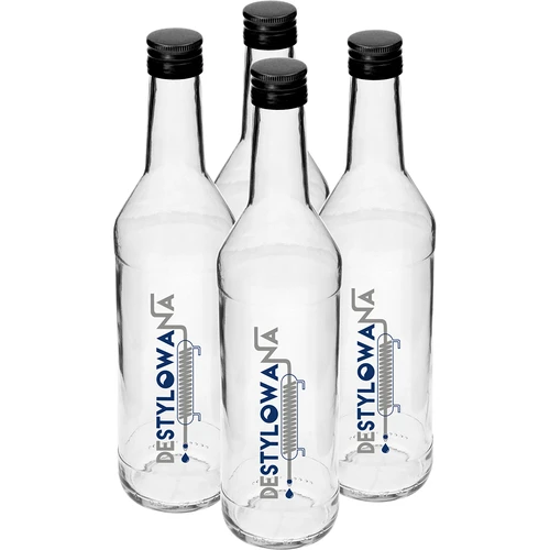 0,5 l butelis su užsukamu kamšteliu ir užrašu „Distiliuota“ – 4 vnt. - 2